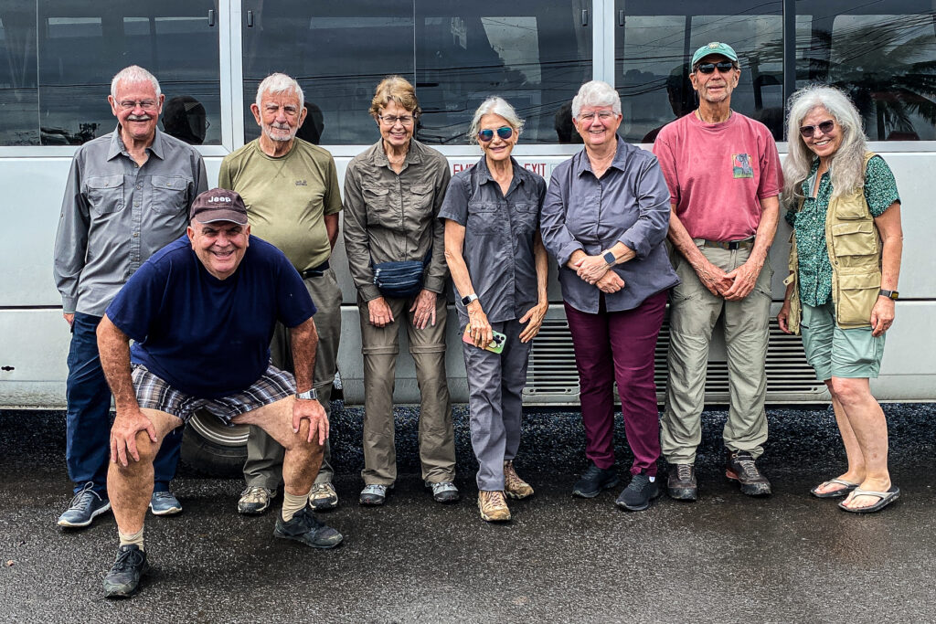 The 2026 Wild Images group with our wonderful driver Luis (image by Oliver Krueger