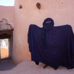Tuareg 'bat' dancer at Taghorfit (image by Inger Vandyke)