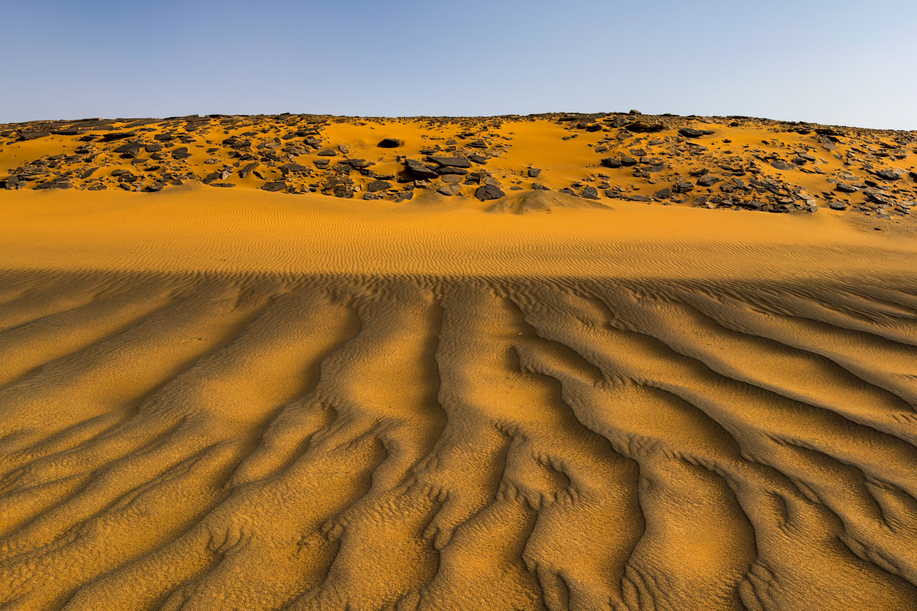Black sand ripples at Adjalati (image by Inger Vandyke)