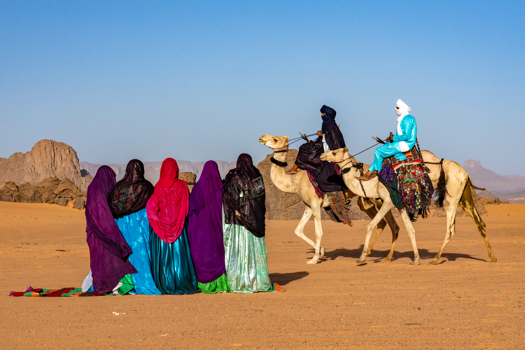 Camel dancing in the desert (image by Inger Vandyke)