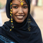 Tuareg girl adorned in gold for Sabiba (image by Inger Vandyke)