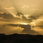 Desert sunset (image by Inger Vandyke)