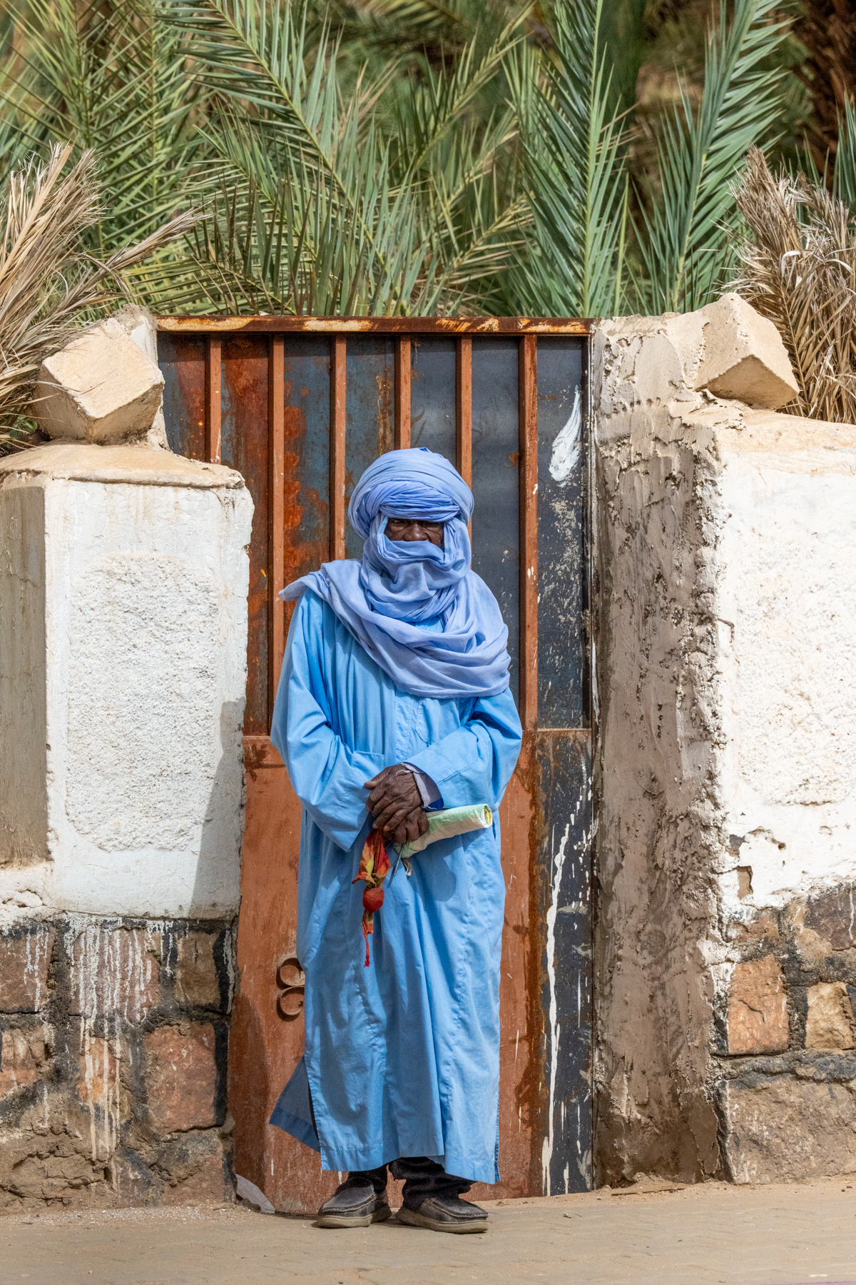 Elderly Tuareg man of Djanet (image by Inger Vandyke)
