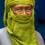 Portrait of an elderly Tuareg man in the souk of Djanet (image by Inger Vandyke)