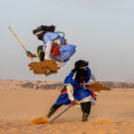 Aroukas flying Tuareg warriors (image by Inger Vandyke)