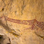 Giraffe painting in Tadrart (image by Inger Vandyke)