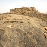 Human engravings at Tin Taghirt (image by Inger Vandyke)