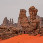 The dramatic landscapes of Le Cirque in Tadrart Rouge (image by Inger Vandyke)