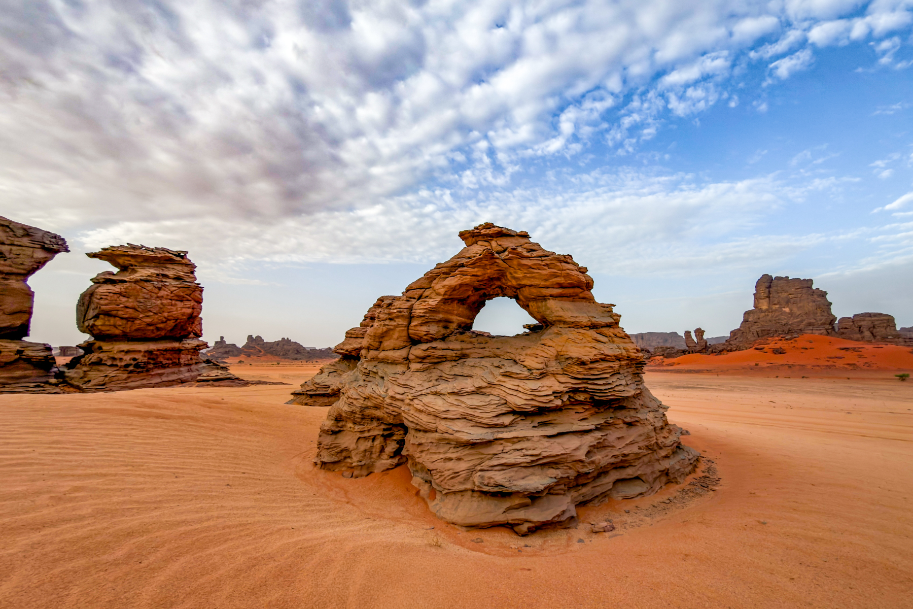 Wind eroded pillar at Le Cirque (image by Inger Vandyke)