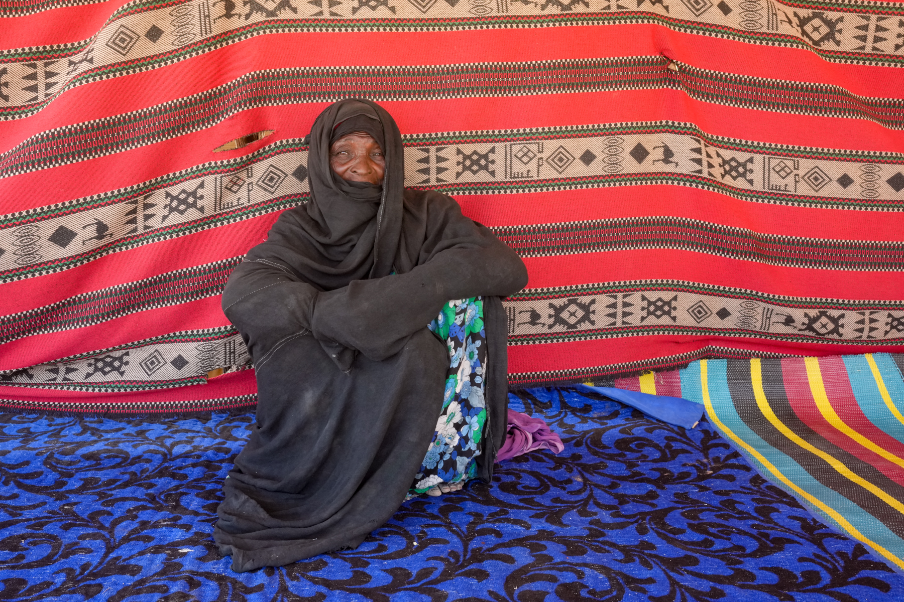 The tents may have been modernized but Tuareg touches are everywhere in nomadic Tuareg camps (image by Inger Vandyke)