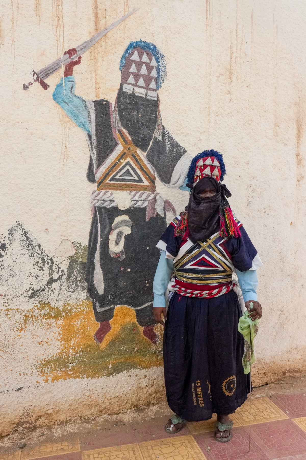 Real life and art Sabiba warriors (image by Inger Vandyke)