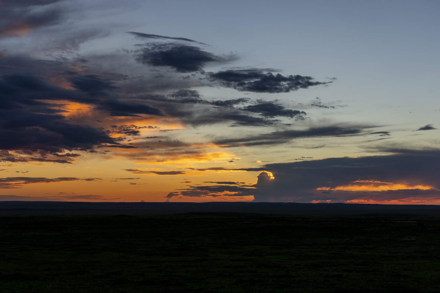 Steppe sunset in Eastern Mongolia (image by Mark Beaman)