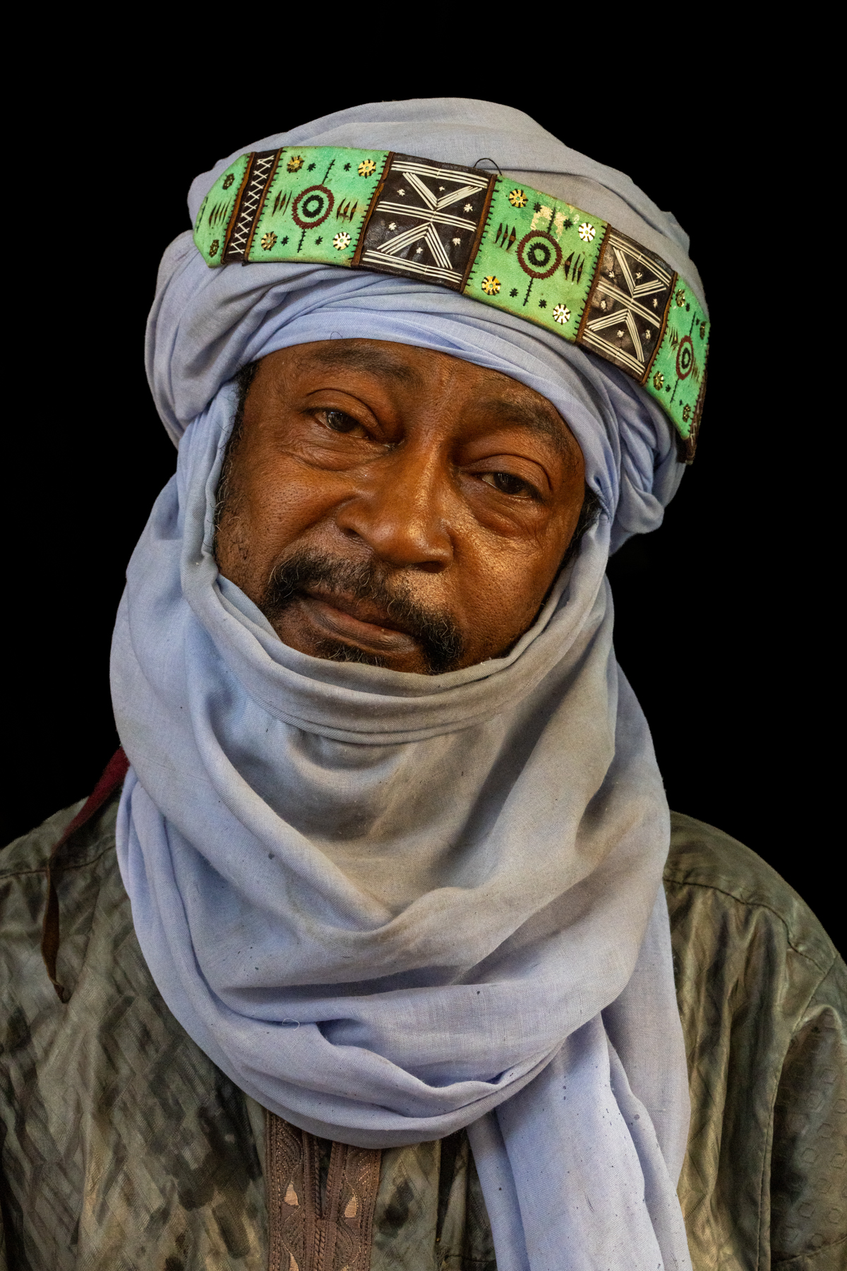 Portrait of a Tuareg blacksmith (image by Inger Vandyke)