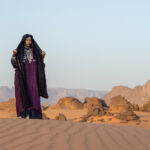Beautiful Tuareg girl in the dunes (image by Inger Vandyke)