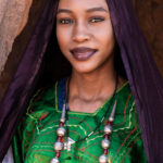 Beautiful Tuareg girl in green (image by Inger Vandyke)