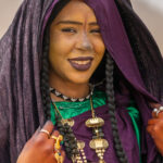 Tuareg woman with ochre makeup (image by Inger Vandyke)