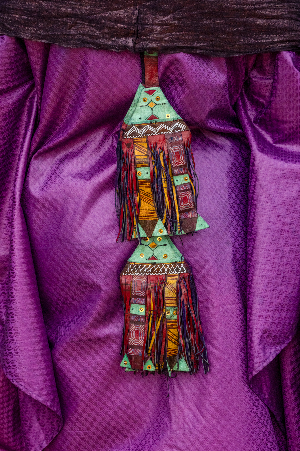 Dress detail of Tuareg women (image by Inger Vandyke)