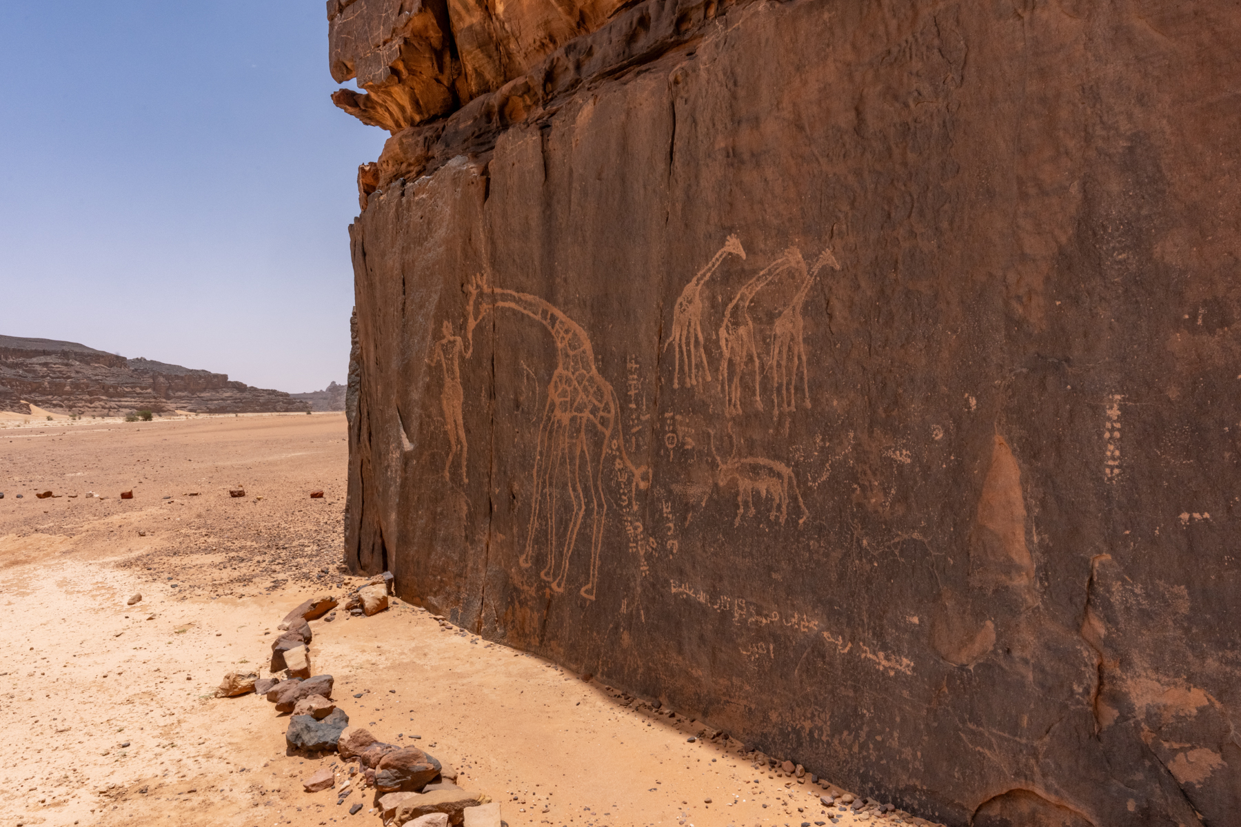 The view from Wan Ahar to the desert (image by Inger Vandyke)