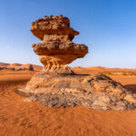 Wind-eroded rock pillar in Tadrart (image by Inger Vandyke)