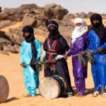 Young Tuareg boys ready for a ceremony of Tahamat in the desert (image by Inger Vandyke)