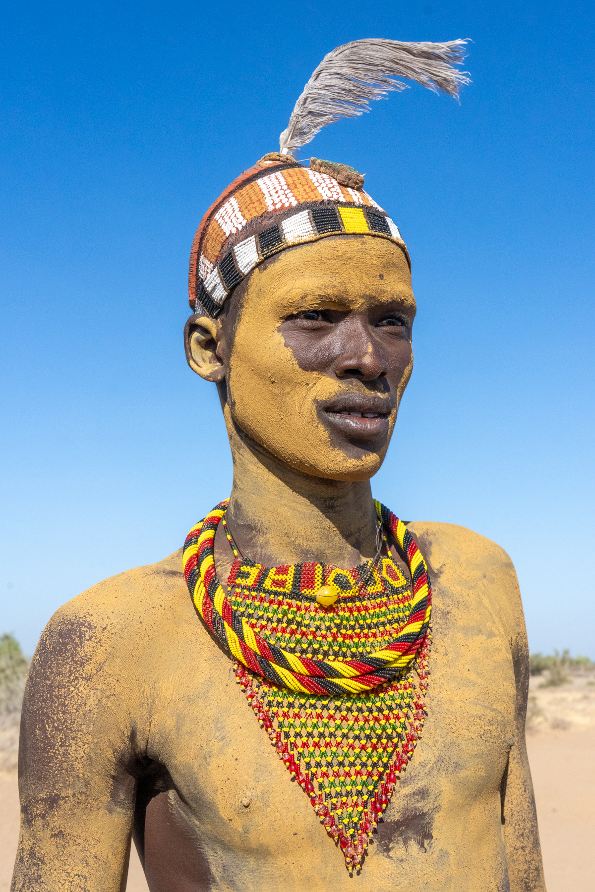 Young Dassanech man at Guol (image by Inger Vandyke)