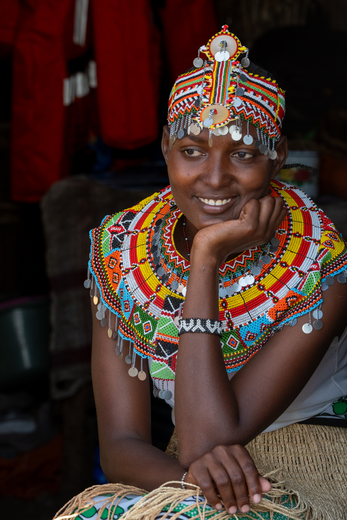 A quiet, happy moment for a pretty El Molo woman (image by Inger Vandyke)