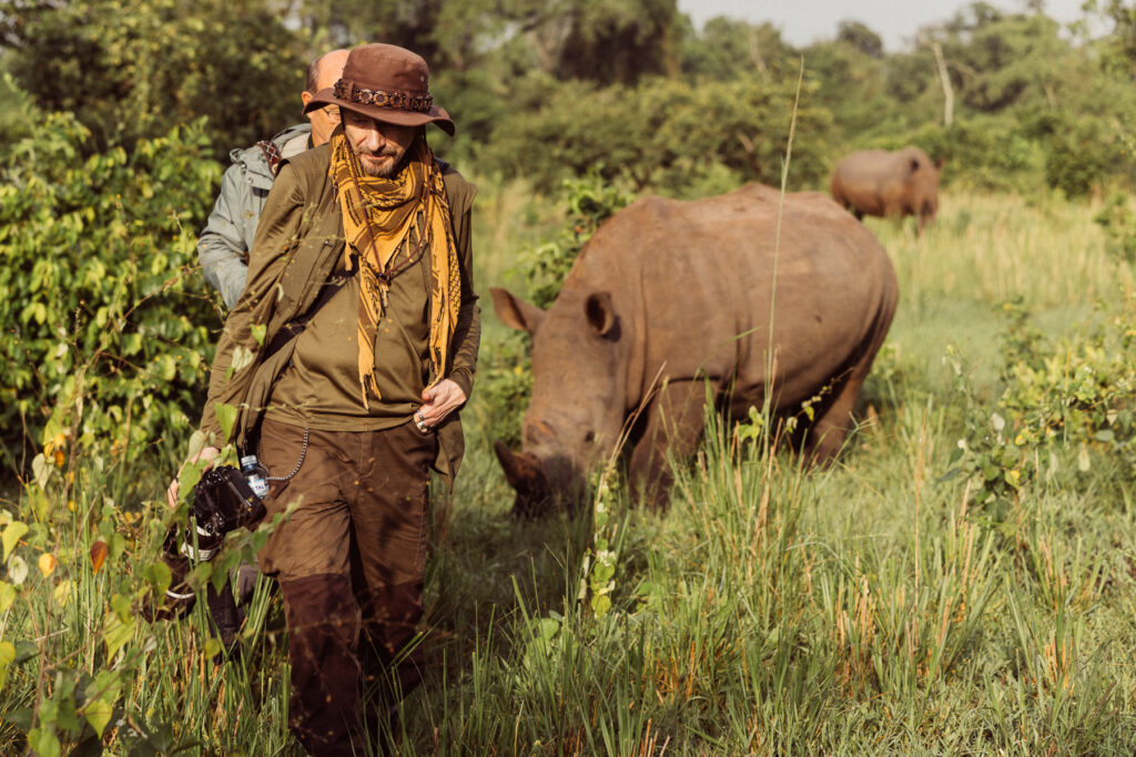 We loved this year's 'Walking With Rhinos' encounters at Uganda's incredible Ziwa Rhino Sanctuary - where conservationists have achieved incredible success in reintroducing Rhinos to the wild (image by Virginia Wilde)