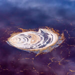 A Magadi 'seashell' in mauve and navy (image by Inger Vandyke)
