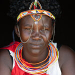 Beautifully decorated Njemps woman (image by Inger Vandyke)