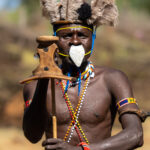 Decorated Pokot headman (image by Inger Vandyke)