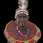 Beautiful Pokot matriarch with her breathtaking necklaces called Karen (image by Inger Vandyke)