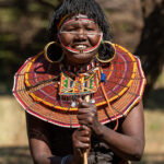 A Pokot woman singing at a ceremony (image by Inger Vandyke)