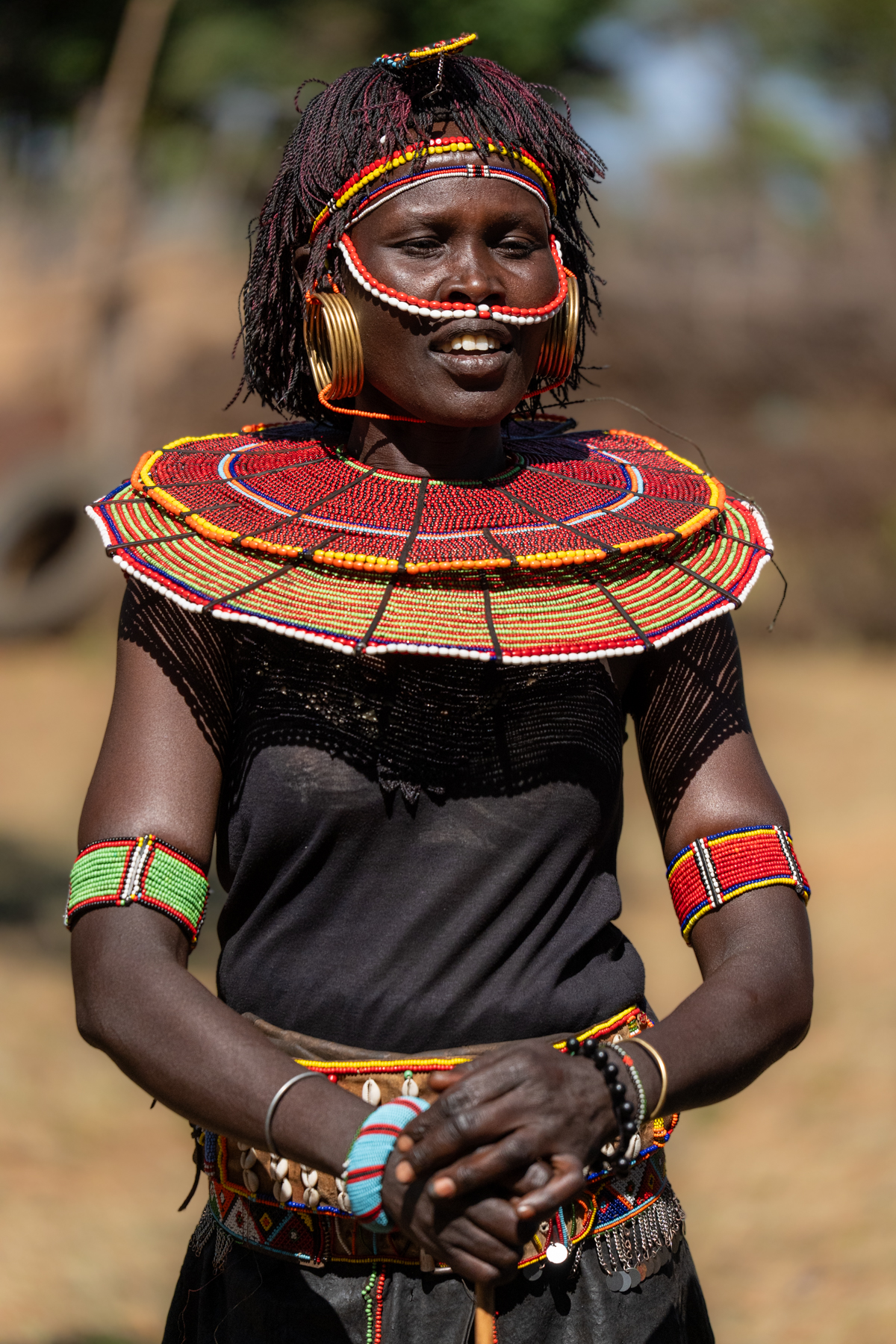 The decoration of Pokot women is breathtaking (image by Inger Vandyke)