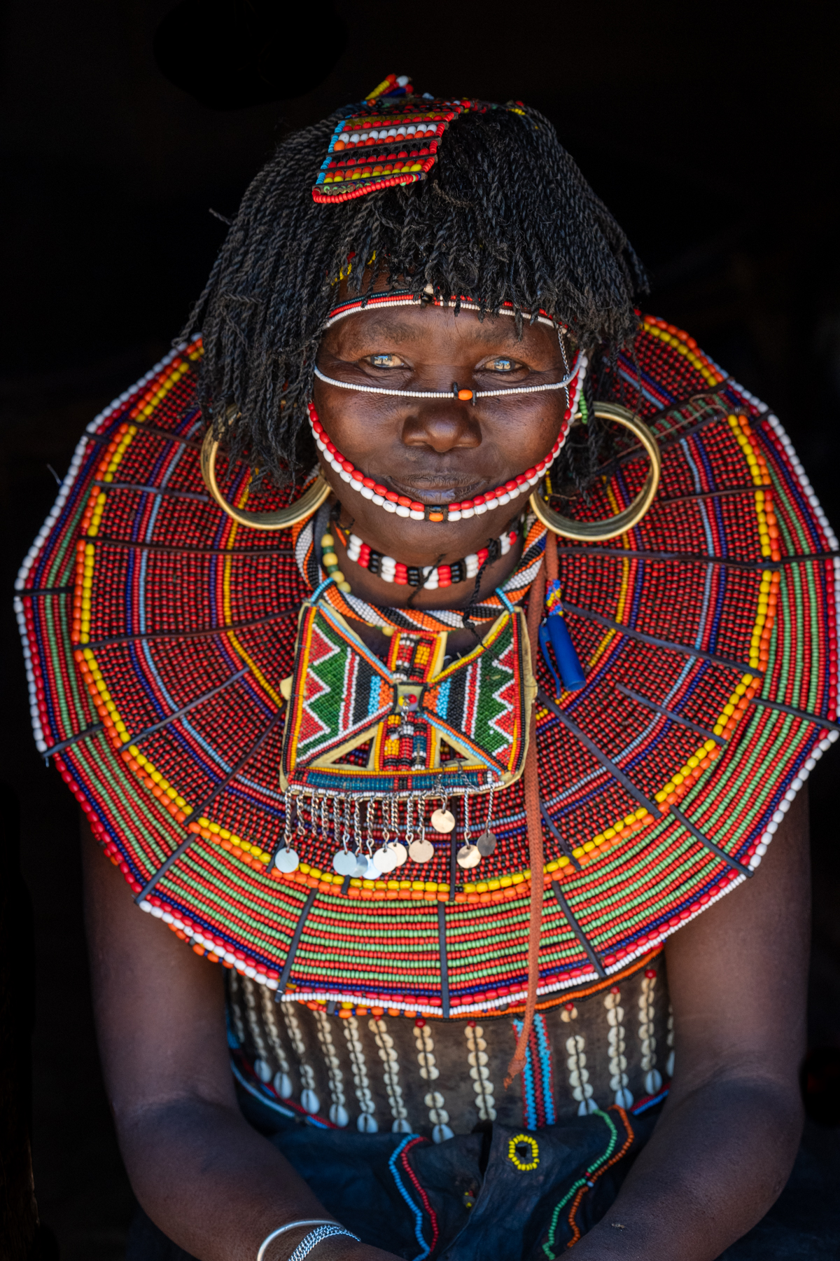 Pokot woman with her stunning jewelry (image by Inger Vandyke)