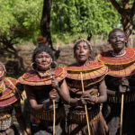 Pokot women at a ceremony in remote Kenya (image by Inger Vandyke)