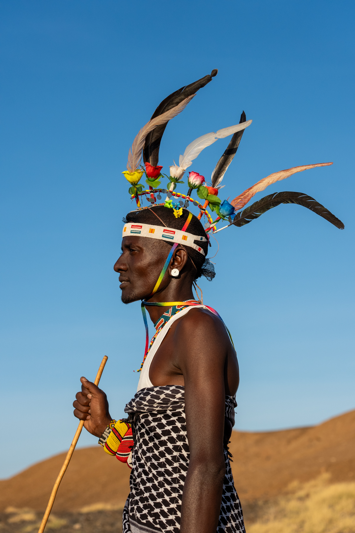 Portrait of a Rendille Moran (image by Inger Vandyke)