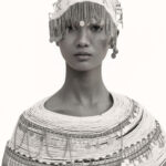Mesmerisingly beautiful Rendille girl in remote Kenya (image by Inger Vandyke)