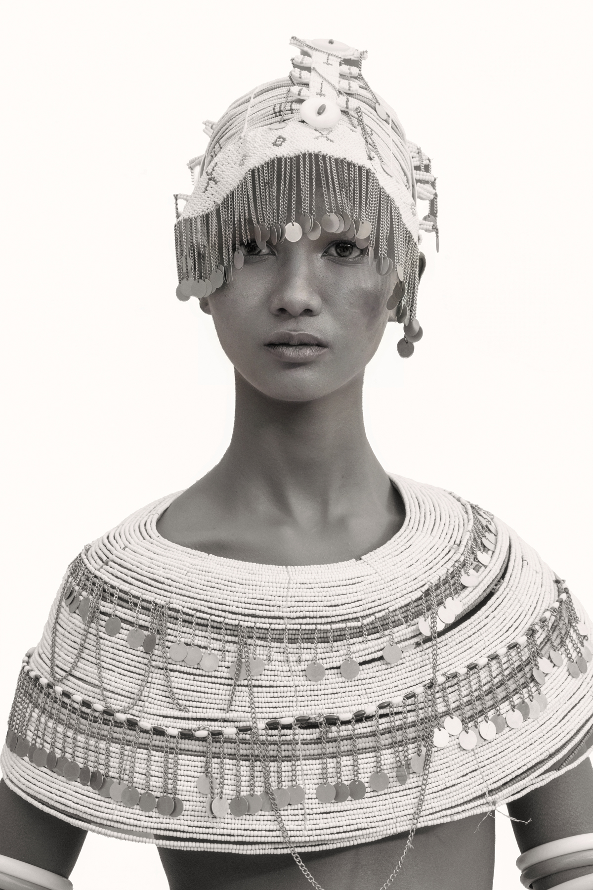Mesmerisingly beautiful Rendille girl in remote Kenya (image by Inger Vandyke)