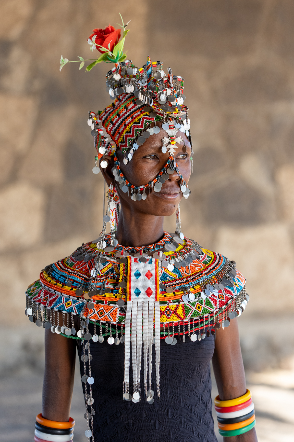 It's hard to imagine tribal decoration looking more detailed than this (image by Inger Vandyke)