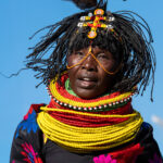 The energetic dancing of Turkana women at a wedding (image by Inger Vandyke)