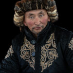 Portrait of a eagle hunter at the festival (image by Ingrid Koedood)