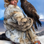 Baurjan was one of the eagle hunters who welcomed us into his family, giving us the opportunity to experience their eagle-hunting traditions (image by Ingrid Koedood)