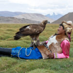 Tilekjan, a 21-year-old eagle hunter, photographed during our stay with his family (image by Ingrid Koedood)
