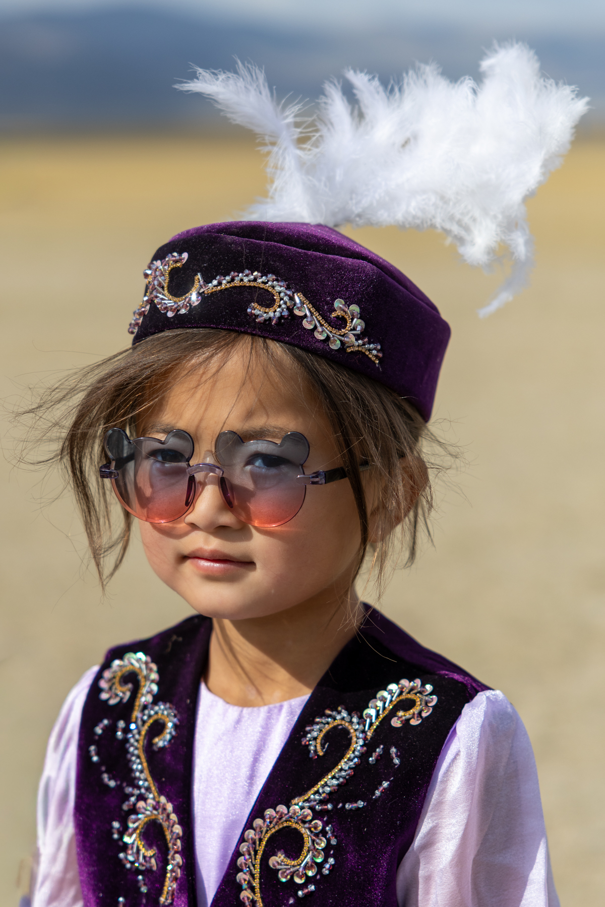 Dressed up for the Eagle Hunters festival: traditional clothing with a modern touch (image by Ingrid Koedood)