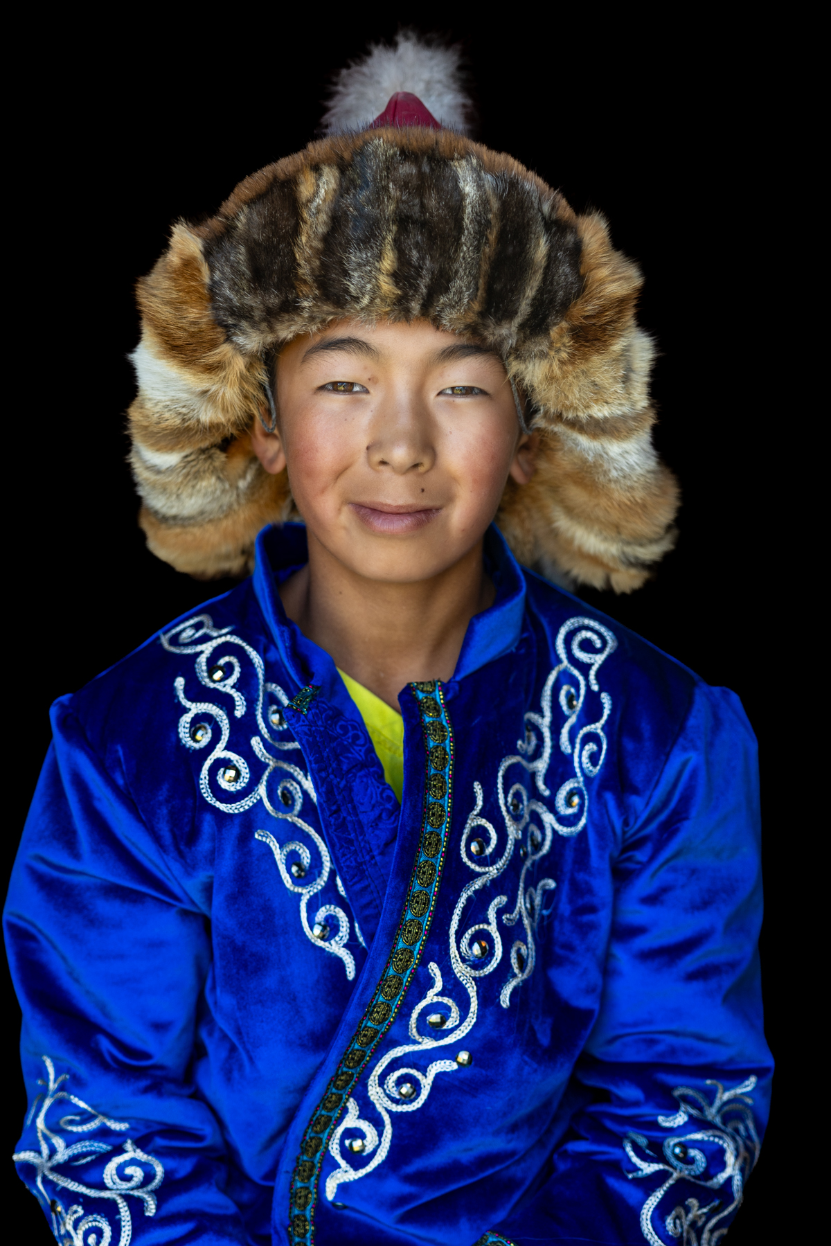 Portrait of a young Kazakh boy (image by Ingrid Koedood)
