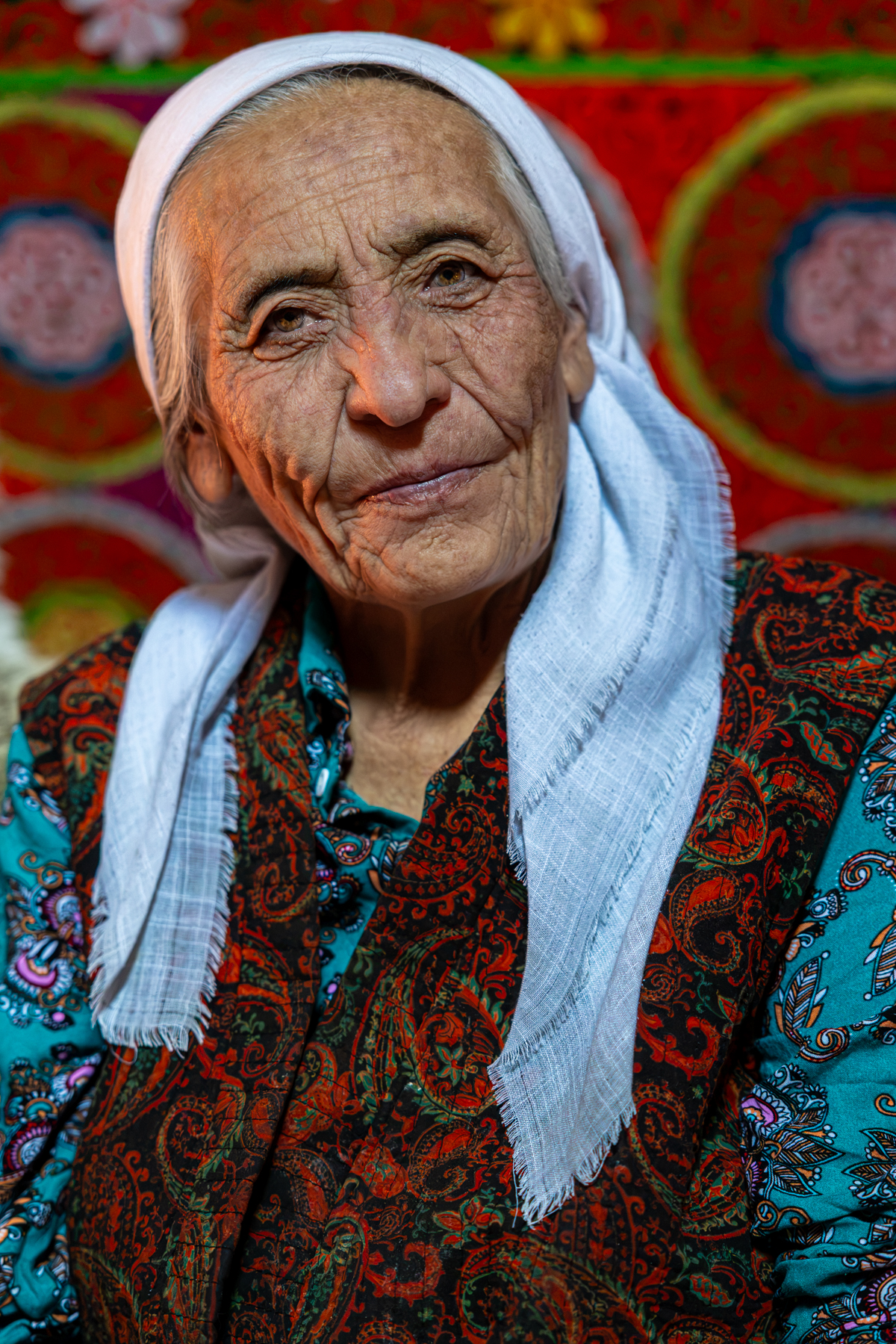 Portrait of a Kazakh woman (image by Ingrid Koedood)