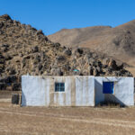 A traditional winter residence. During the colder months, some nomadic families move from their yurts/gers to permanent stone or mud-brick houses, offering better protection from the harsh winter weather (image by Ingrid Koedood)